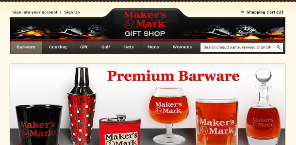 Maker's Mark Homepage