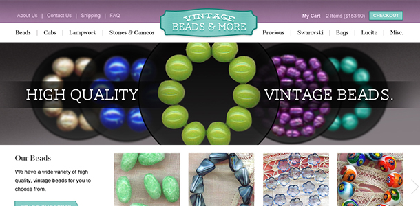 Vintage Beads and More Homepage