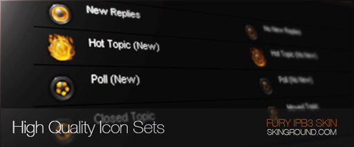 Fury High Quality Icons